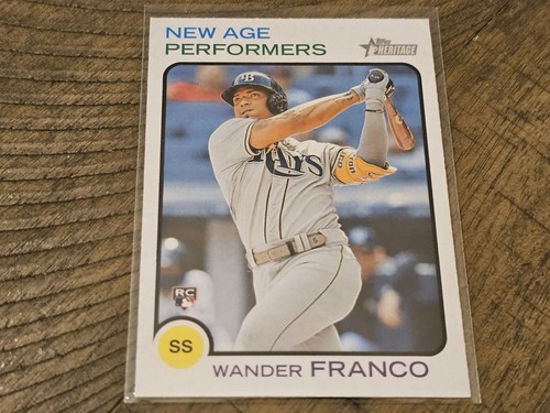 Wander Franco #NAP-1 2022 Topps Heritage New Age Performers card