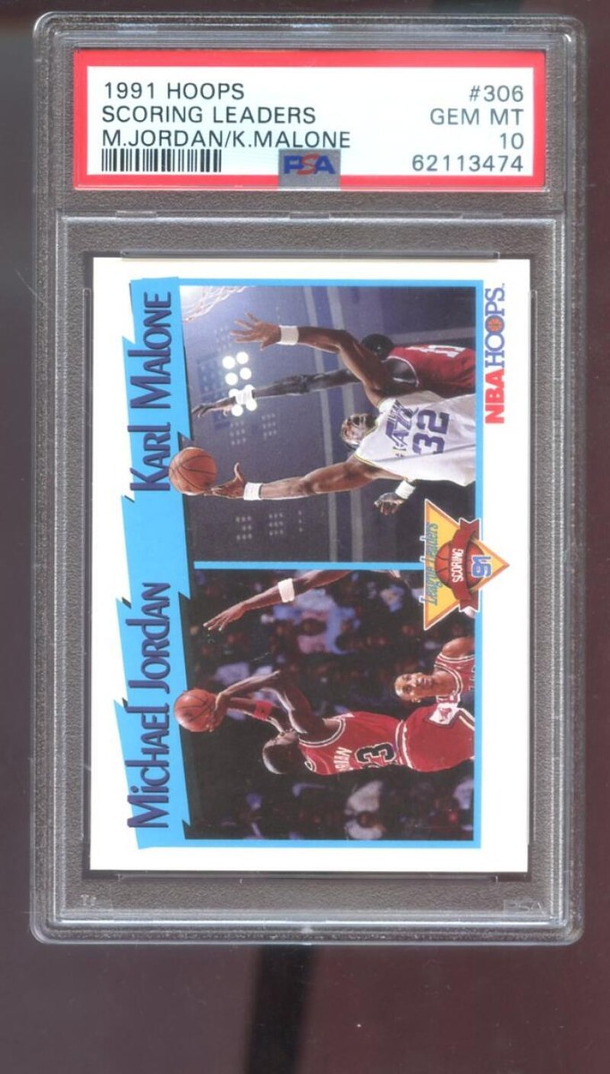 1991-92 Hoops 306 Scoring League Leader Michael Jordan Karl 1991-92 Hoops 306 Scoring League Leader Michael Jordan Karl