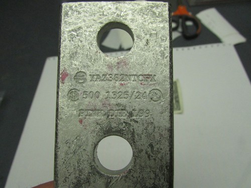 New Burndy 2-Hole 1/2" Solid Copper Compression Lugs 500/550 kcmil YAZ382NTCFX - Picture 9 of 11