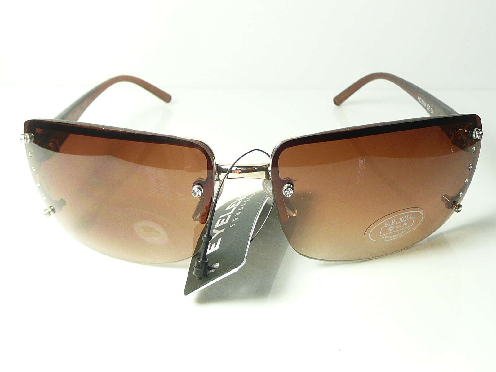 Womens Ladies Designer Diamante SUNGLASSES UV400 Cat3 eBay