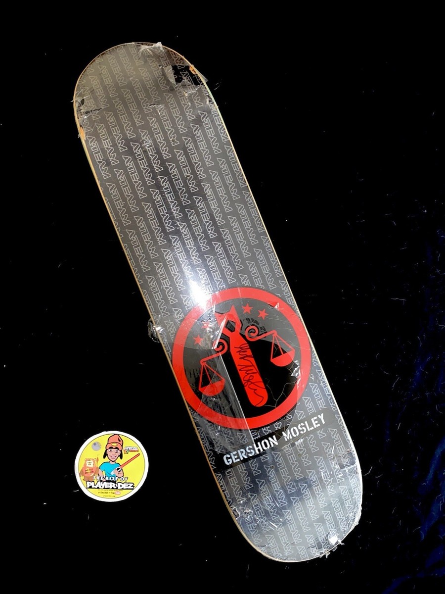 RARE SIGNED Gershon Mosely THE A TEAM Skateboard Deck Autographed