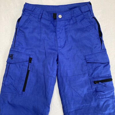 Triple Nickel 555 Pants Womens 12 Blue Cargo Snowboard Ski Snow