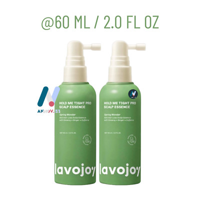 LAVOJOY Scalp Essence Spring Wonder Panax Strength Hair Fall Growth Soft 2X60ml