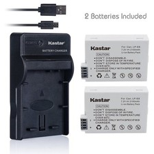 LPE8 Battery SLIM USB Charger for Canon EOS 550D 600D 700D Rebel T2i T3i T4i T5i