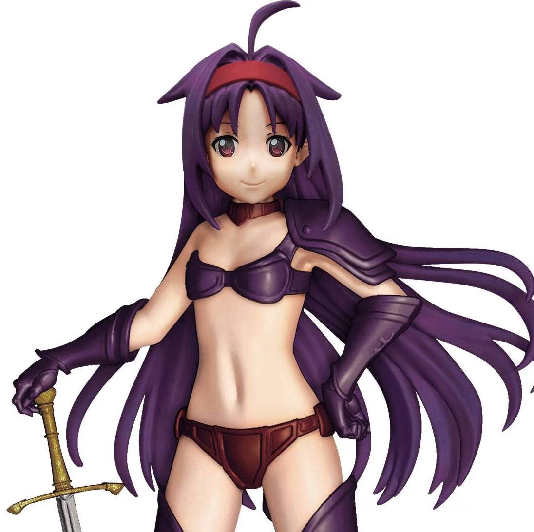 Figurine Yuuki Sword Art Online Memory Defrag EXQ pour déco de bureau gaming