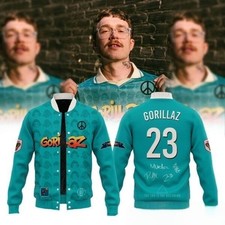 Gorillaz The Mountain Tour 2026 Blue Jacket
