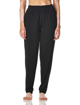 Hue Women's Pajama Bottom, Solid French Terry Cuffed Long Lounge Pant with