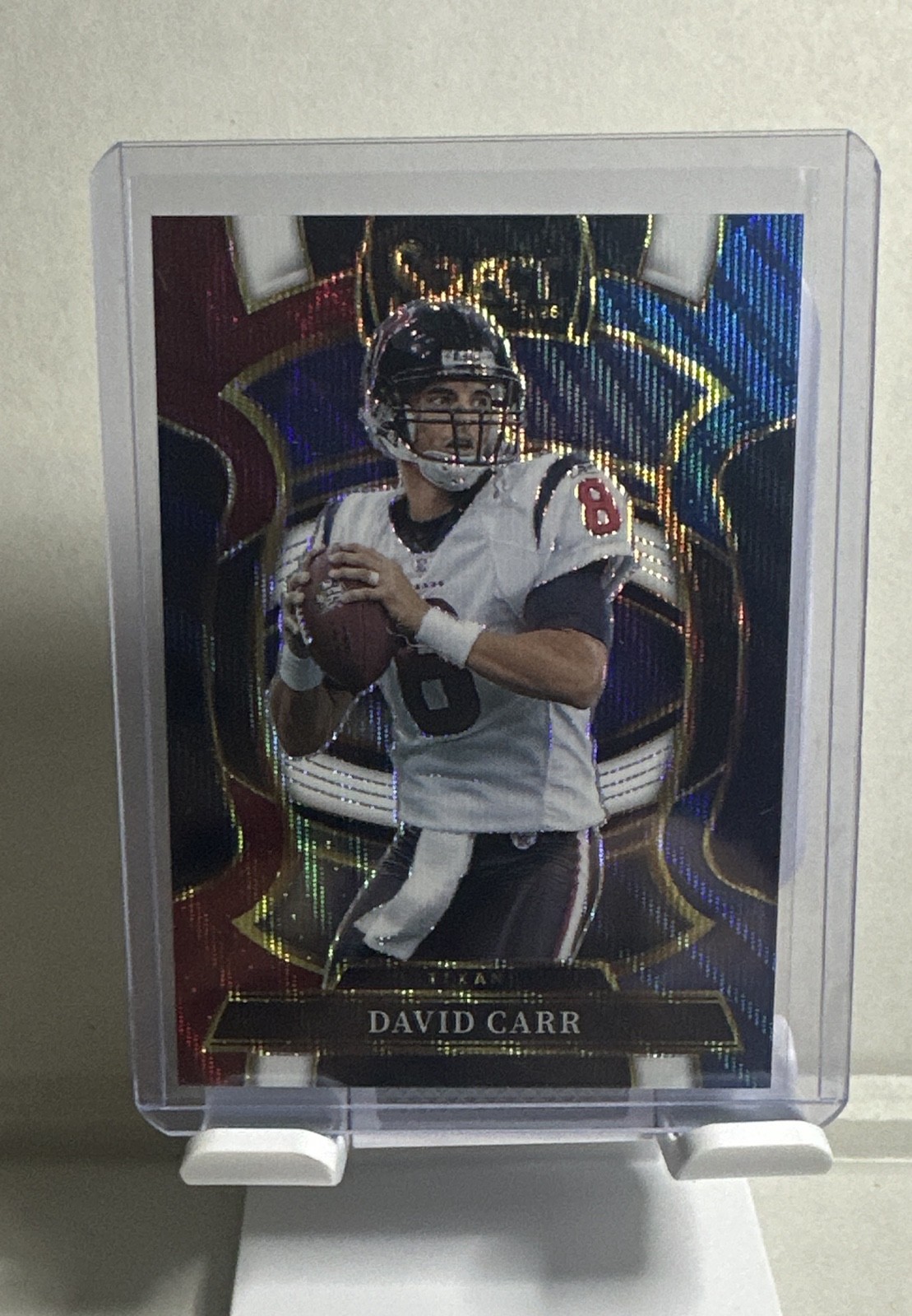 2025 Panini Select - Concourse David Carr #50 Tri-Color Prizm /399