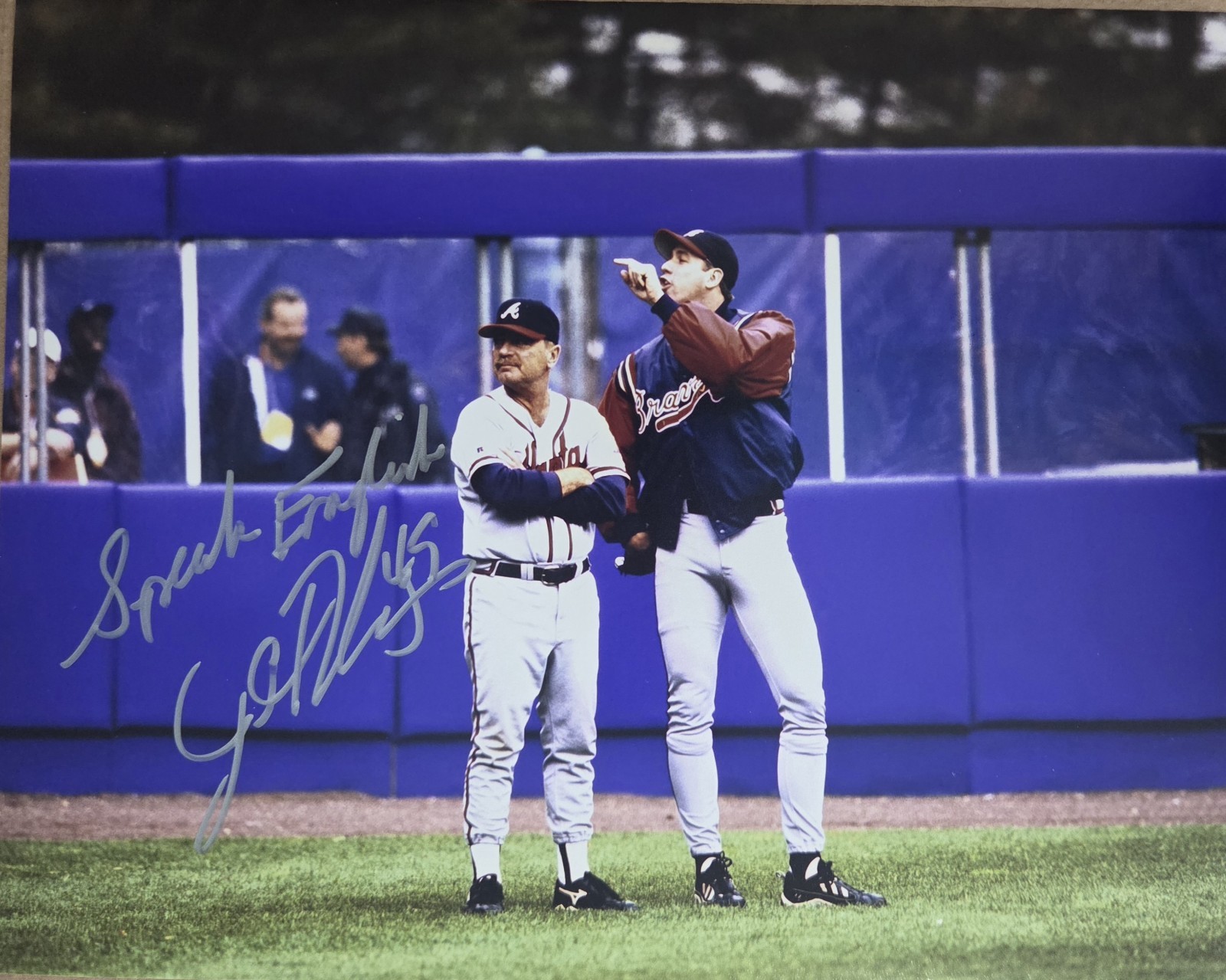 John Rocker Atlanta Braves New York Autographed 8x10 INSC COA
