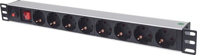 Intellinet 48,30cm (19'') 8-fach Steckdosenleiste