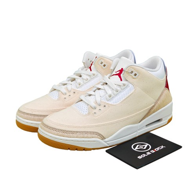#ad Levis x Jordan Air Jordan 3 Retro #x27;Ecru Denim#x27; Beige Red IR0910 400 $228.00