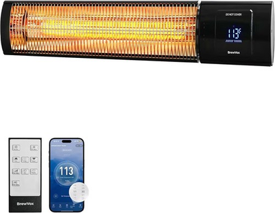 #ad #ad Infrared Carbon Outdoor Heater for Patio Deck Garage IP65 App Controlled 1500W $109.99