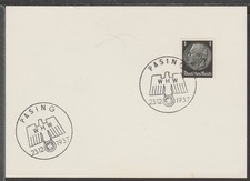 ✔️ GERMANIA 3. CARTOLINA Reich RARA con francobollo speciale