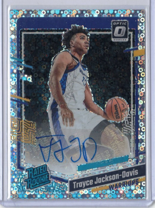2023-24 Donruss Optic Trayce Jackson-Davis Rated Rookie Fast Break RC Auto #251