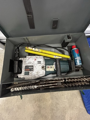 #ad Bosch 11209 Rotary Hammer Drill w Metal Case Spline Bits amp; Accessories $275.00