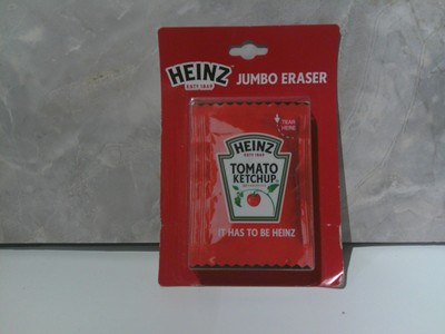 Jumbo Eraser/Heinz/Packaging is not in MINT condition