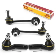 Front Sway Bar & Outer Tie Rod End Kit for 1993-1997 Ford Probe 4 PCS