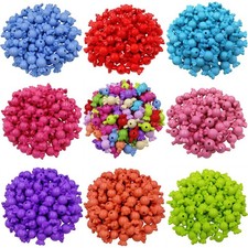 20PCS Acrylic Loose Beads DIY Necklace Jewelry Making Candy Color Handcrafted