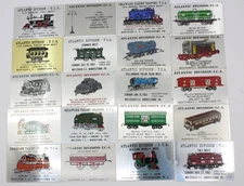 Lionel 47 Atlantic Division TCA Aluminum Train Meet Plates (Set of 47)