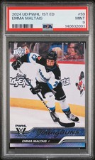 2024 Upper Deck Pwhl 1st Edition Emma Maltais #59 Young Guns PSA 9