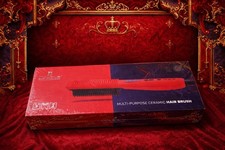 Royale Genius Ceramic Hair Straightening Brush Red Ionic Infrared
