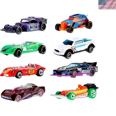 Hot Wheels Let's Race 8-Pack: 1:64 Scale Die-Cast Vehicles from Netflix Series