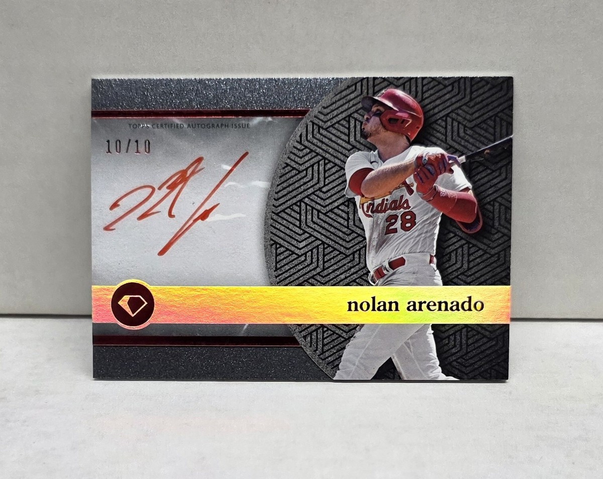 NOLAN ARENADO 2024 Topps Diamond Icons White Polychromatic ~ RED 