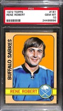 1972 Topps #161 RENE ROBERT PSA 10 GEM-MT 24498896 