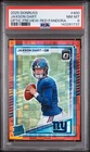 2025 PANINI DONRUSS OPTIC PREVIEW-RED PANDORA #400 JAXSON DART ROOKIE RC PSA 8