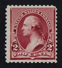CKStamps: US Stamps Collection Scott#219D 2c Washington Mint LH OG Light Crease