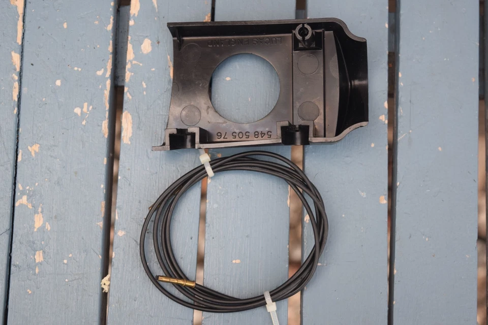 OEM 1981 1982 1983 1984 1985 1986 Jaguar XJ6 Interruptor de luz Cubierta Borde con cable Foto 2 de 3