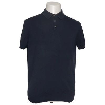 Mr Marvis, Poloshirt, Größe: M, The Knitted Polo, Blau, Bio-Baumwolle #wAm