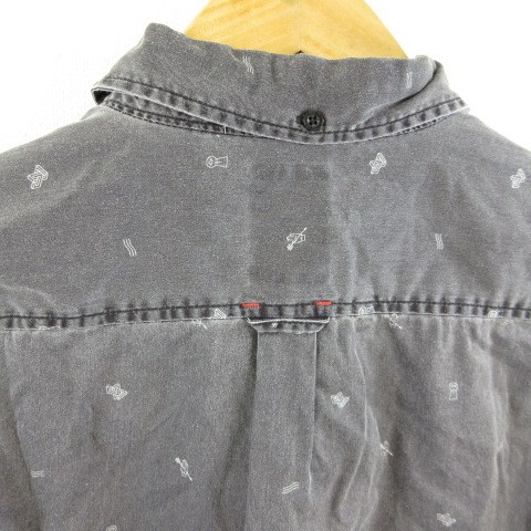 ELEMENT Button Down Shirt Long Sleeve Allover Pat… - image 5