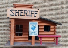Sheriff Gebäude Westernstadt Wildwest Western Holz DDR Produktion