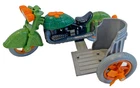 Vintage Ninja Turtle Sewer Cycle Motorcycle With Side Car