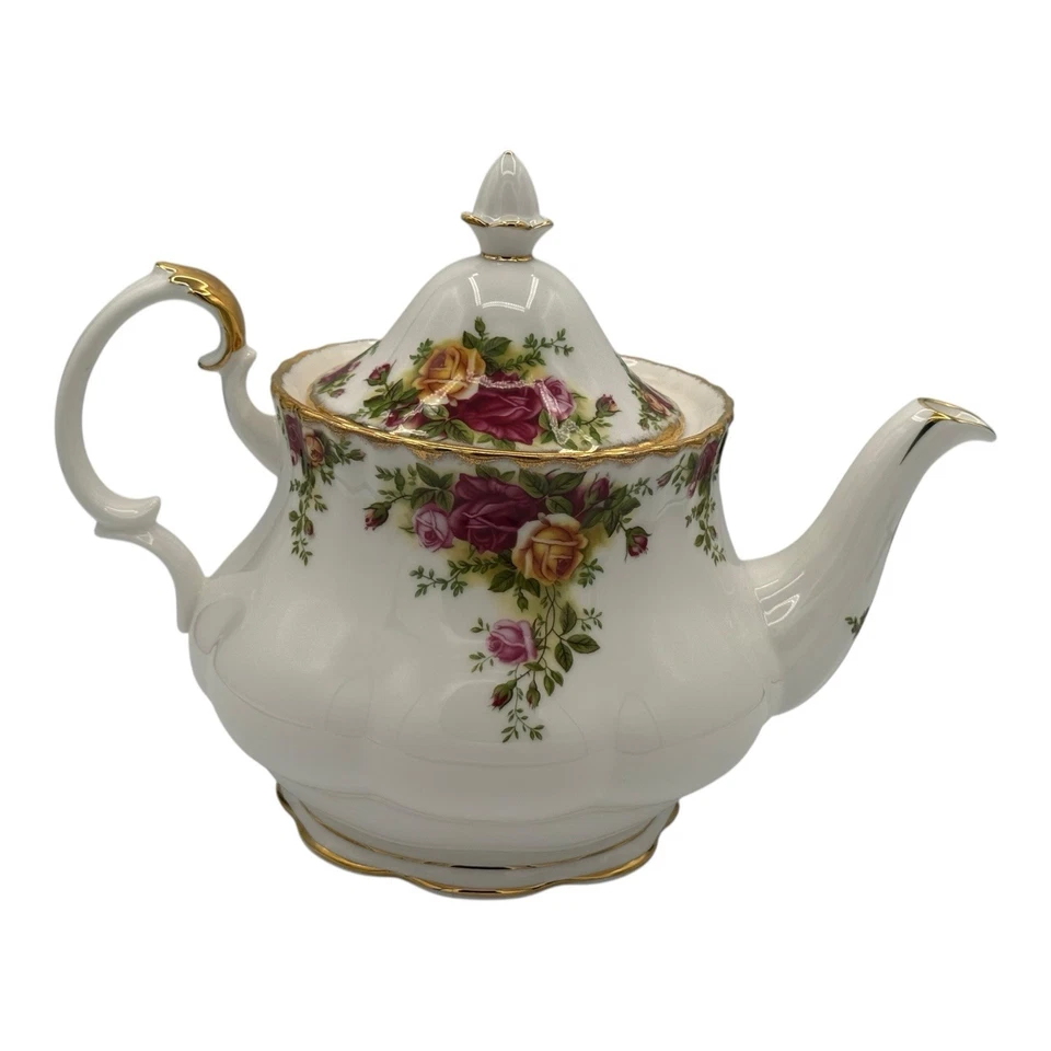 Royal Albert Old Country Roses - China de hueso - Tetera para 48 OZ - Inglaterra Foto 3 de 4