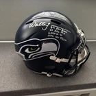 Walter Jones Autograph Helmet Beckett COA  Full Size Replica