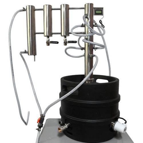 Elektrischer Destillierapparat 30L – Kühlfinger + Abscheider, Alembik
