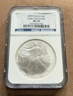 2009 AMERICAN SILVER EAGLE $1 EARLY RELEASES NGC MS70
