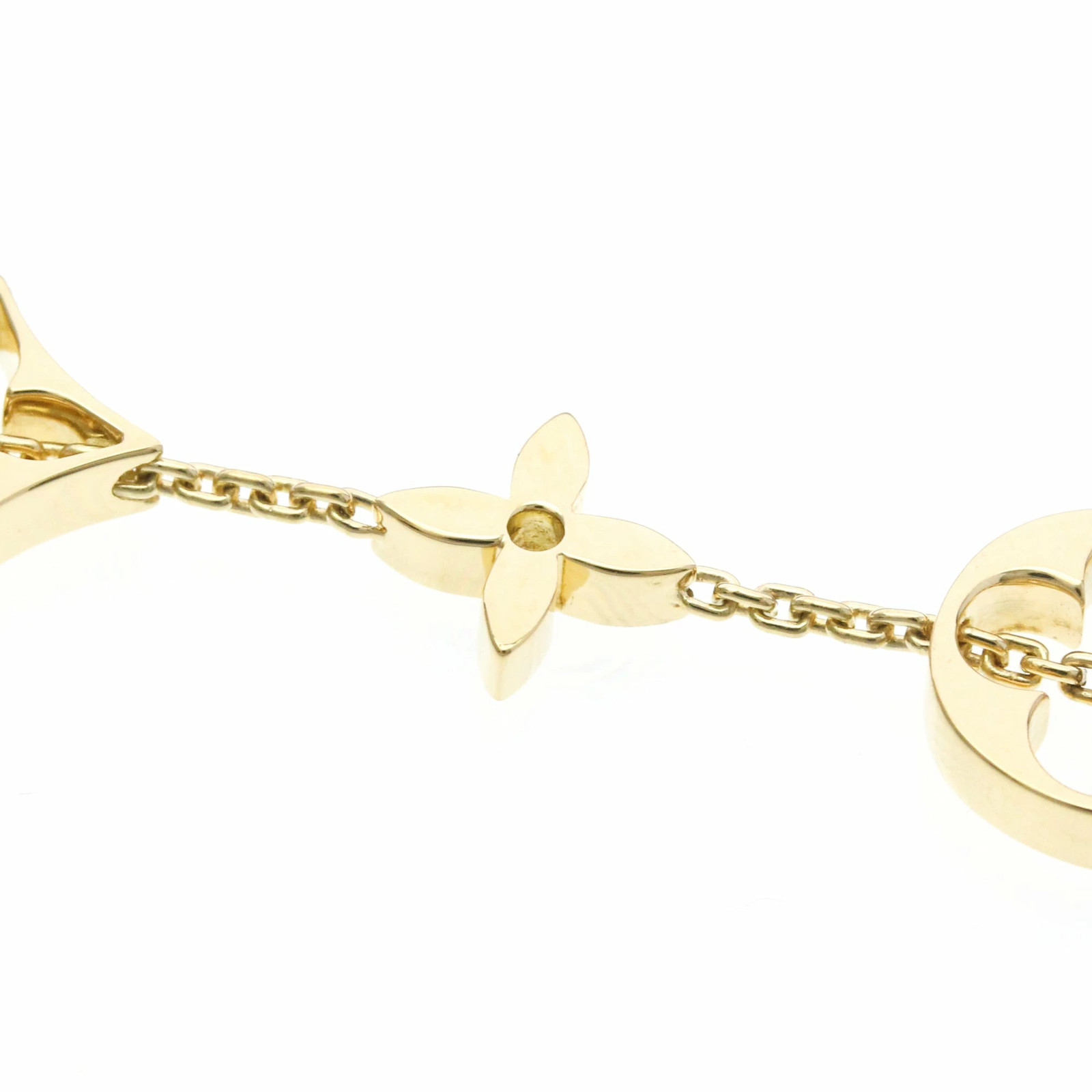 LOUIS VUITTON Bracelet Monogram K18 Yellow G(K18YG) None Bracelet Gold Authentic image 4