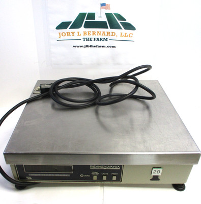 PENNSYLVANIA SCALE CO., 7300-S, DIGITAL SCALE, 10-POUNDS MAX, CLEAN PRE-OWNED