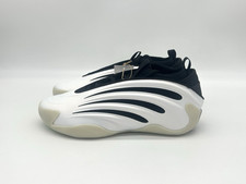 Adidas Harden Volume 9 Men's Size 9.5 Cloud White Black Basketball Shoes JR2504