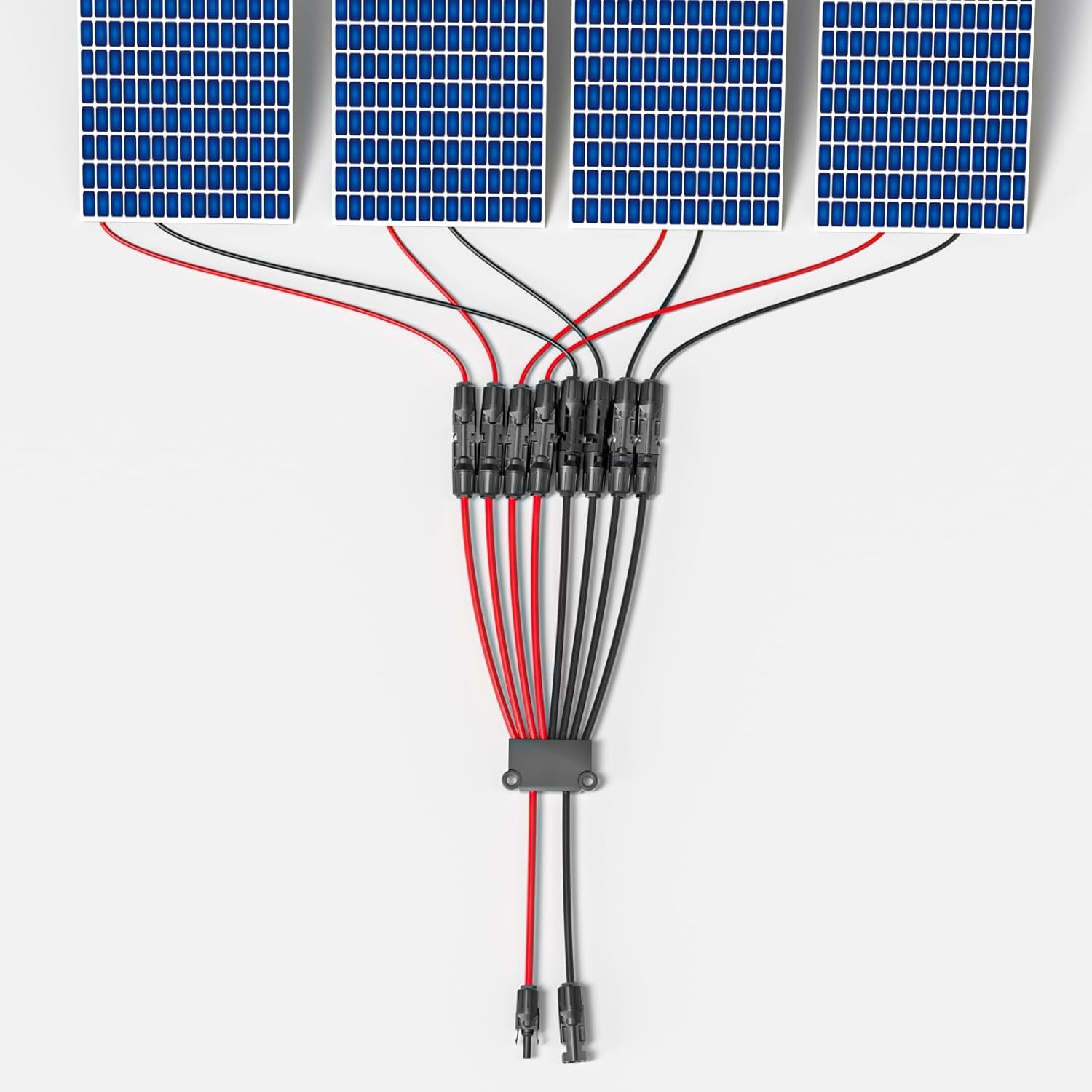 Solar Panel Connector Solar Y Branch Connectors PV Panels 8 to 2 1 Pack. Available Now for $16.58