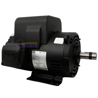#ad #ad 5HP WEG Air Compressor Electric Motor 182 4T Rolled Steel Single Phase 208 230V $749.95
