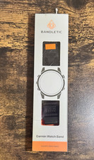 Bandletic QuickFit 26mm Garmin Watch Band Rugged Nylon Strap Orange Black NEW