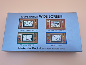 Vintage 1982 Nintendo Game & Watch Turtle Bridge TL-28 Wide Screen CIB Near Mint