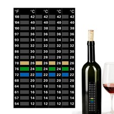 4PC Stick On Thermometer Strip Adhesive Sticker Home Brewing Fermenting Aquarium