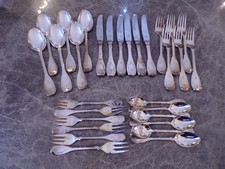 Wilkens Modell Schloss Rosenborg Tafelbesteck 6 Pers. 30 Teile Silber 90er TOP!
