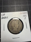 USA Silver Barber Quarter 1915 P