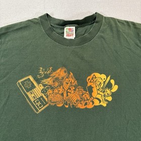 Vintage Zelda T Shirt 2004 Sz L Link Nintendo Green Y2K NES 2000s